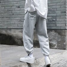 港风宽松束脚裤男卫裤九分长裤直筒秋冬运动裤K55-P45控68，男装休闲裤，星座810(原QT5070)