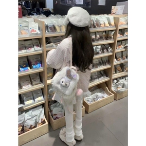 学院风撞色polo领双面穿棉服女冬季新款拼接格纹百搭保暖棉衣外套图片