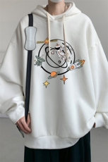 连帽卫衣男大码运动服帽衫外套WY2142-P35加绒款-P40，男装卫衣，电商A040