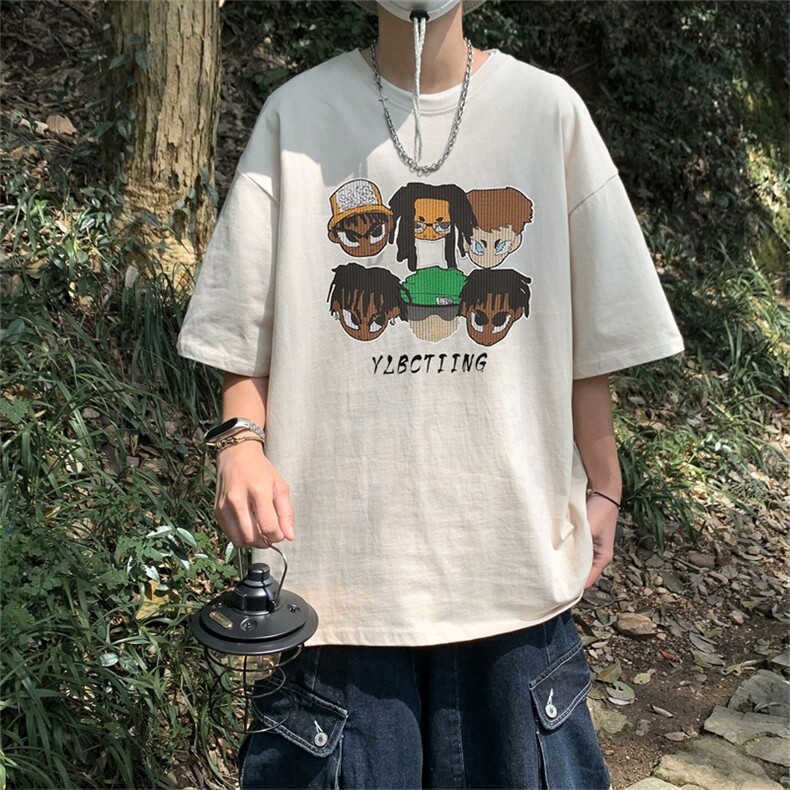 230g重磅纯棉!夏季短袖t恤男半袖男DSA028-MDTP433-P25,男装T恤,电商A028