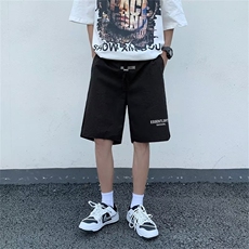 夏装休闲短裤男潮牌ins宽松休闲中裤百搭韩版五分裤K0180-P30，男装休闲裤，星座308B-2