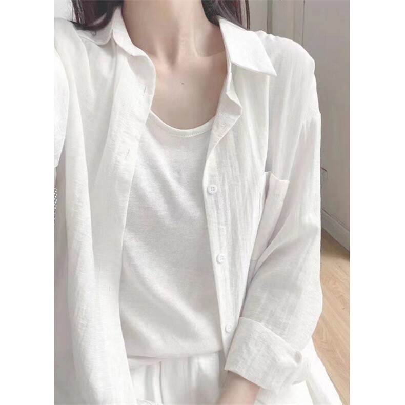 薄款防晒衣长袖衬衫女宽松显瘦衬衣叠穿上衣外套CS31196，男装防晒衣，星座1116A（原606A-3）