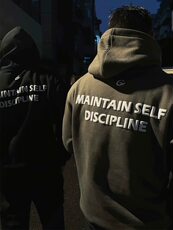 潮牌黑色520g重磅卫衣男款加绒发泡美式高街硬挺cleanfit连帽外套，男装卫衣，星座809A(原222-1)