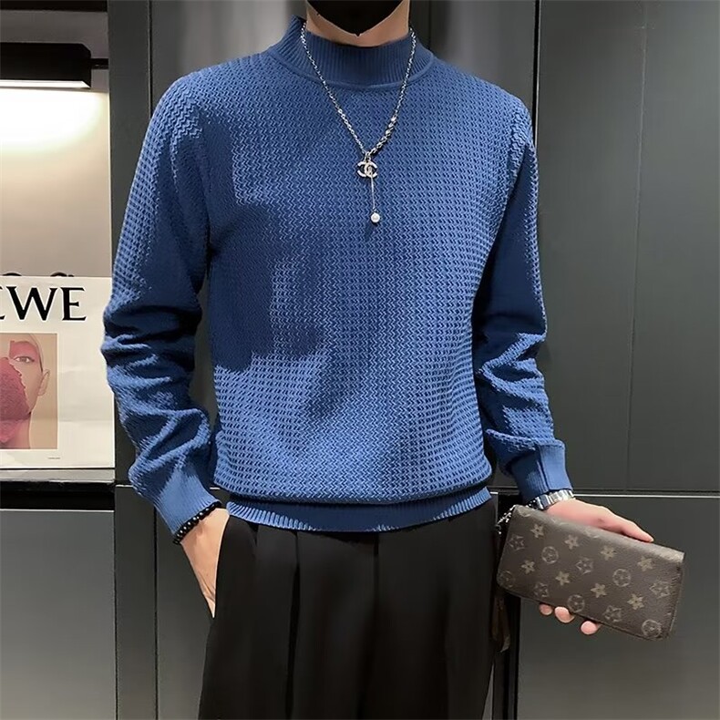 半高领毛衣男秋冬韩版修身内搭针织打底M803P45,男装针织衫/毛衣,星座1116-2