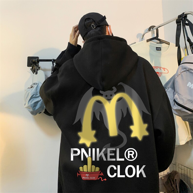 ！连帽圆领卫衣男装港风帽衫男LM169-P35,男装卫衣,电商B367