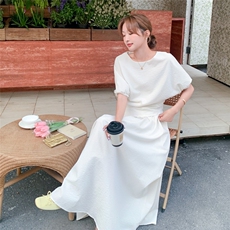 2025夏季新款法式气质简约穿搭套装女显瘦无袖背心半身裙两件套潮，女装套装/套裙，2C088
