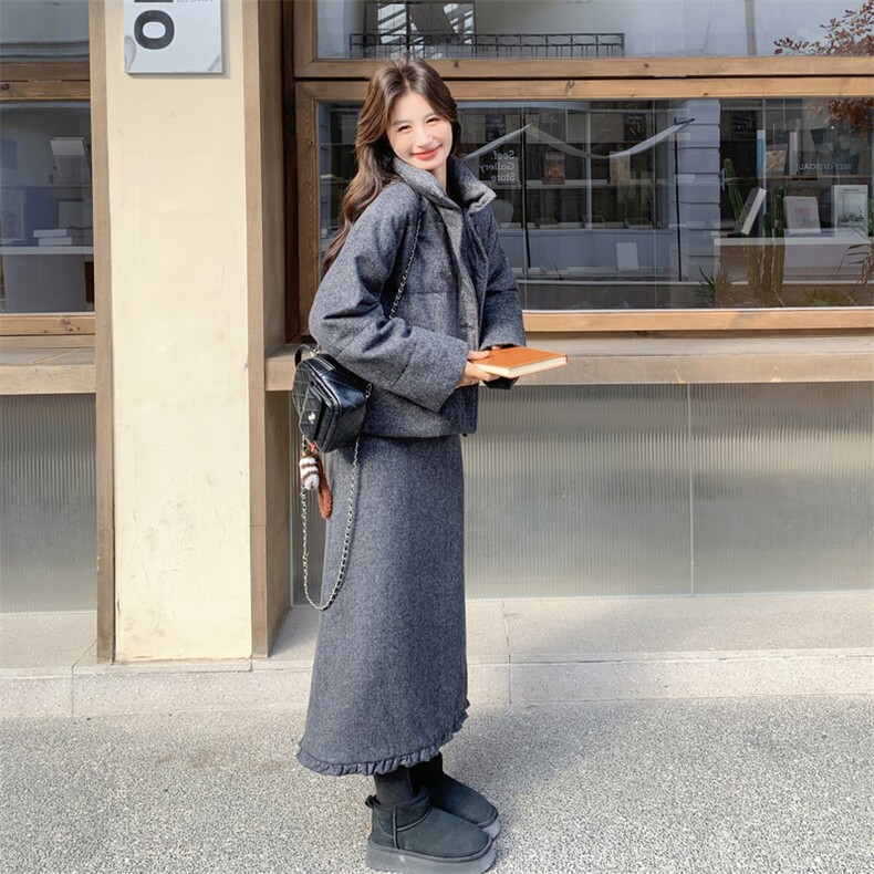 备2C0281227P365K548两件套90羽绒套装,女装羽绒服,2C028