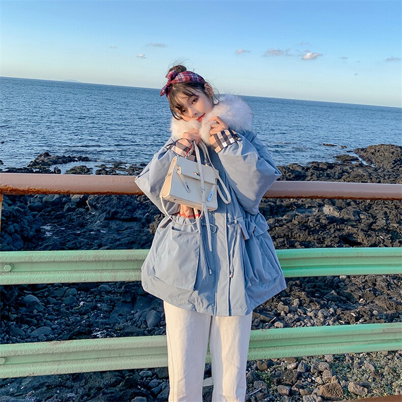 保暖时尚潮流百搭个性宽松休闲洋气减龄通勤常规其他,女装棉衣/棉服,艾艾淮淮