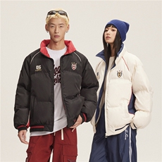 美潮运动立领棉服--5676模特图228，男装棉衣，电商S012（CATTEE）