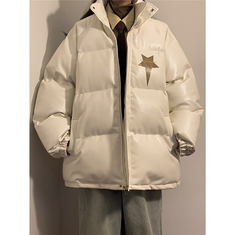 1中性风鳄鱼纹印花字母设计大码M-5XL潮流棉衣男MY77730P128控168，男装棉衣，星座226-2