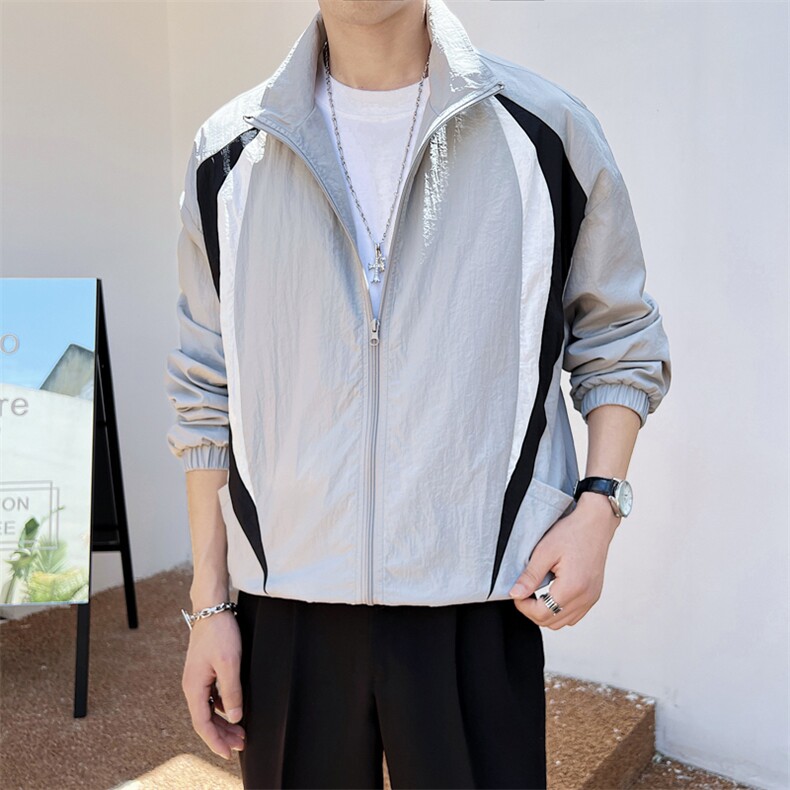 夏季运动外套男超轻薄加肥加大码情侣防晒衣服A236-5016-P65图片