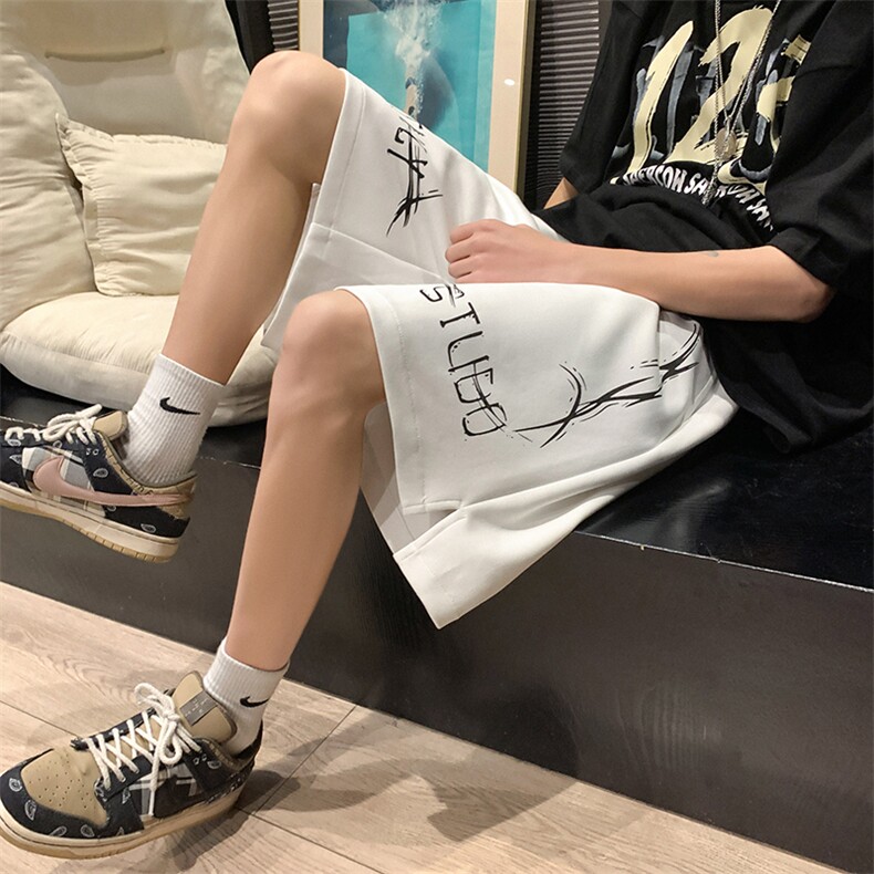 2023夏季薄款男士五分休闲简单时尚潮流运动短裤XD22901-P40,男装休闲裤,电商A042