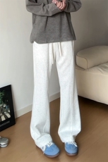 已下单10w件华棉320g重磅大码斜切休闲裤卫裤K24132-特P23控48，男装休闲裤，电商A001