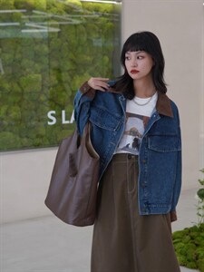牛仔衣图片