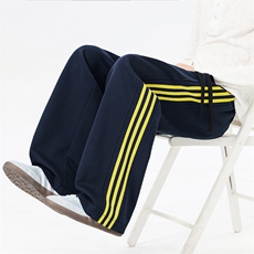 加绒加厚M-5XL华棉62%三条杠休闲卫裤JRX2530特批42，男装休闲裤，星座718