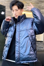 【】A003-HY8001-P130秋冬新款时尚亮皮男士棉衣家乐3，男装棉衣，电商A003