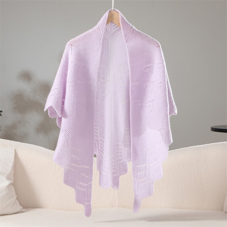 2025年时尚百搭通勤简约披肩，披肩，名驰羊绒