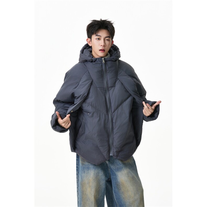 现货！美式解构连帽棉衣加厚复古潮牌面包服WT2510-P108,男装棉衣,星座609