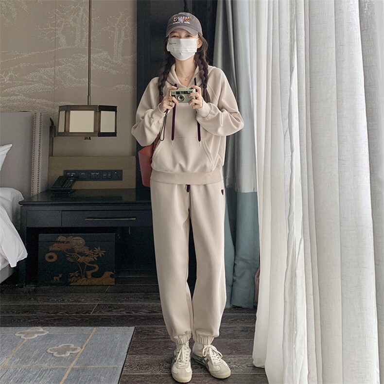 现货有买家秀25春秋连帽爱心套装两件女2C187-82268-P135-K198,女装套装/套裙,2C187