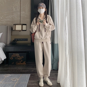现货有买家秀25春秋连帽爱心套装两件女2C187-82268-P135-K198图片
