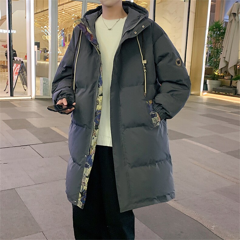 冬季新款韩版中长宽宽松大码加厚棉衣外套XZ102B-1-M6652P145,男装棉衣,星座102B-1