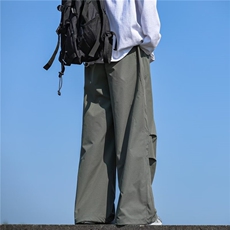 痞帅潮流夏季休闲裤男款宽松运动阔腿长裤子1001-1-K12-p40，男装休闲裤，星座1001-1