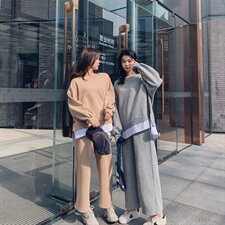 现货，主推款，休闲学生卫衣套装8306-835p130k188，女装套装/套裙，Mushroom