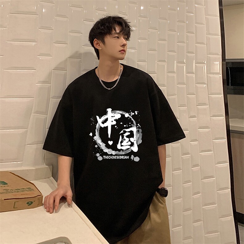 麂皮绒短袖t恤男大码半袖男JD82134-P25,男装T恤,电商A040
