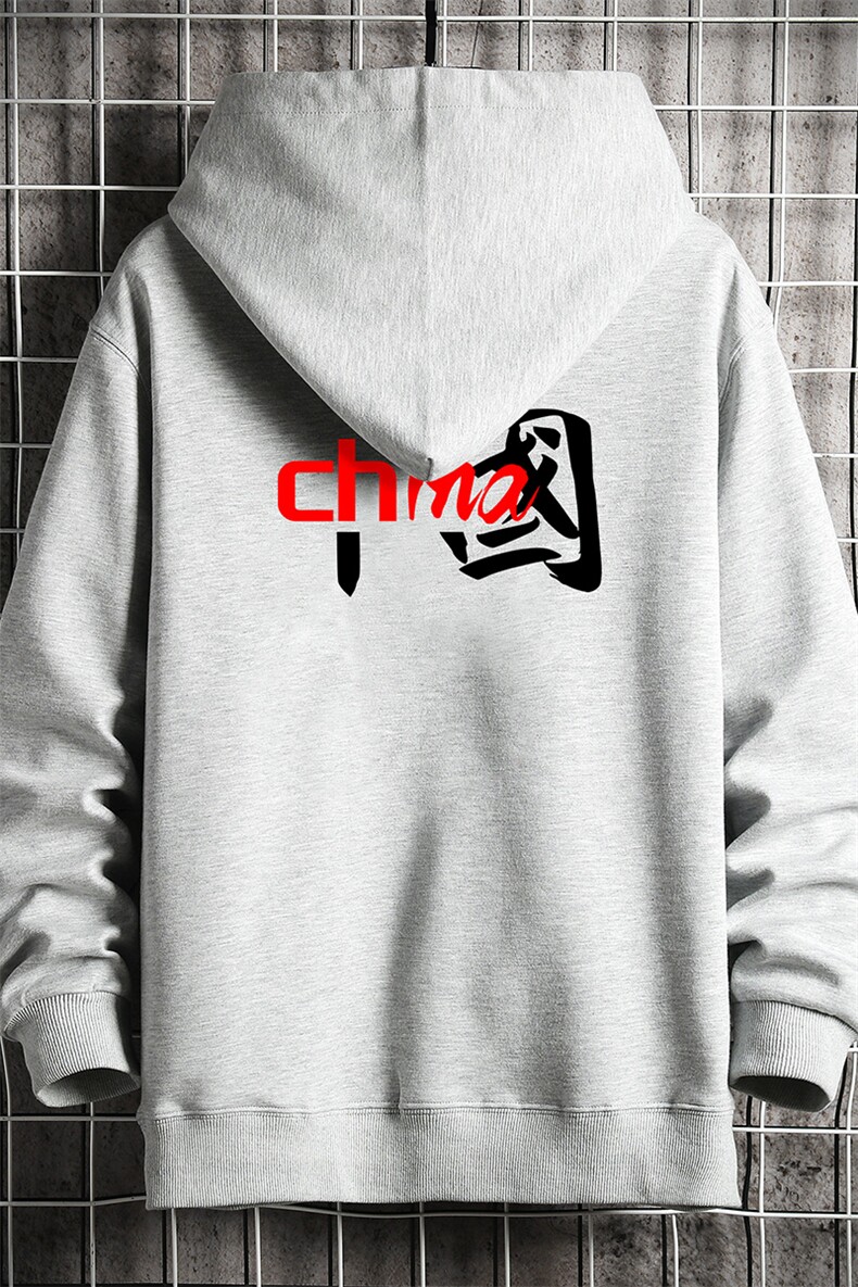 KS21189-P38加绒款-P43连帽开衫卫衣男运动外套大码班服网格,男装卫衣,电商A040A