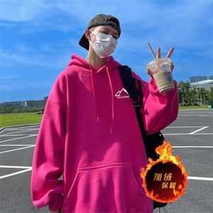 龙年新年卫衣 冬季美式加绒加厚连帽卫衣外套DL1816特P35加绒特40图片