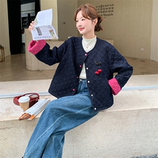 菱格棉服！小个子外套2C011-9813-P150-K238，女装棉衣/棉服，2C011