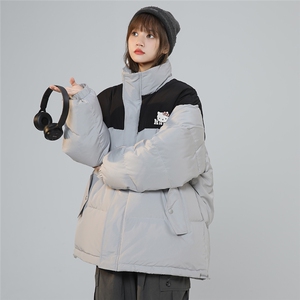 中性风新款冬季卡通印花棉服外套TPMY64301特批P85控138图片