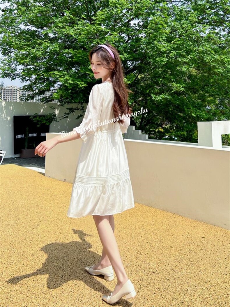 刺绣系列款连衣裙，女装连衣裙，天使公主