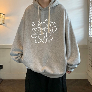 连帽卫衣男大码胖子帽衫大号运动服WY2427-P35图片
