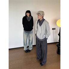 现货网图韩版假两件拼接设计卫衣男长袖B22-P50，男装卫衣，星座910-1