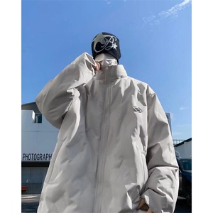 DY137-P80韩系高街港风百搭痞帅立领棉服帅气炸街男装外套棉服图片
