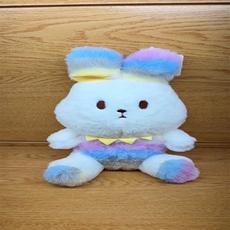 海宾毛绒玩具 彩虹兔