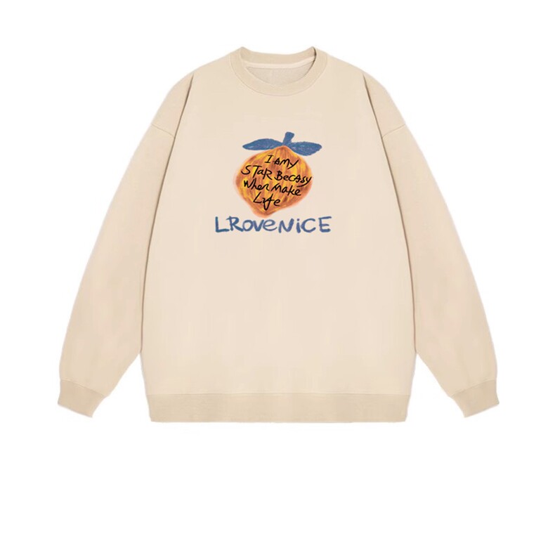 2025年秋季长袖套头通勤时尚百搭通勤简约休闲，女装卫衣/绒衫，花可