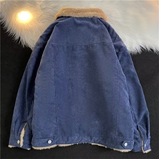 灯芯绒棉衣外套男女加绒加厚棉袄新款情侣棉服ins港风VY71-P70，男装棉衣，星座1008-2