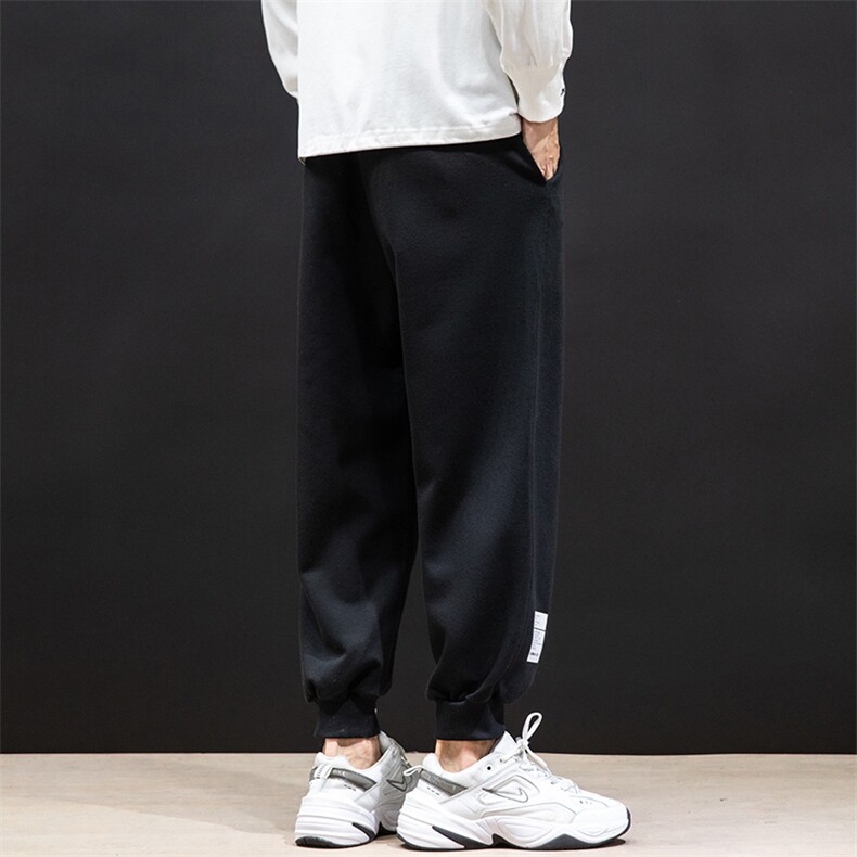K12045-P40束脚纯棉运动裤男士休闲裤大码宽松卫裤男马切达,男装休闲裤,电商A040A