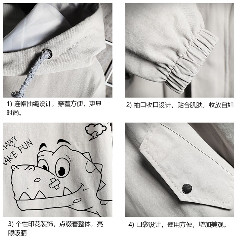JK41136-P85加棉款-P115纯棉连帽夹克男士大码工装夹克男网格,男装夹克,电商A040A