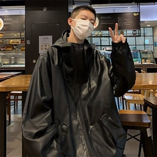 春季新款时尚皮外套CL72P78，男装夹克，星座1116-2