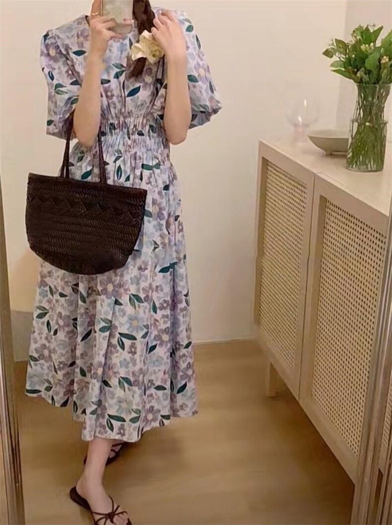 花朵连衣裙，女装连衣裙，欧妮卡蒂蔓