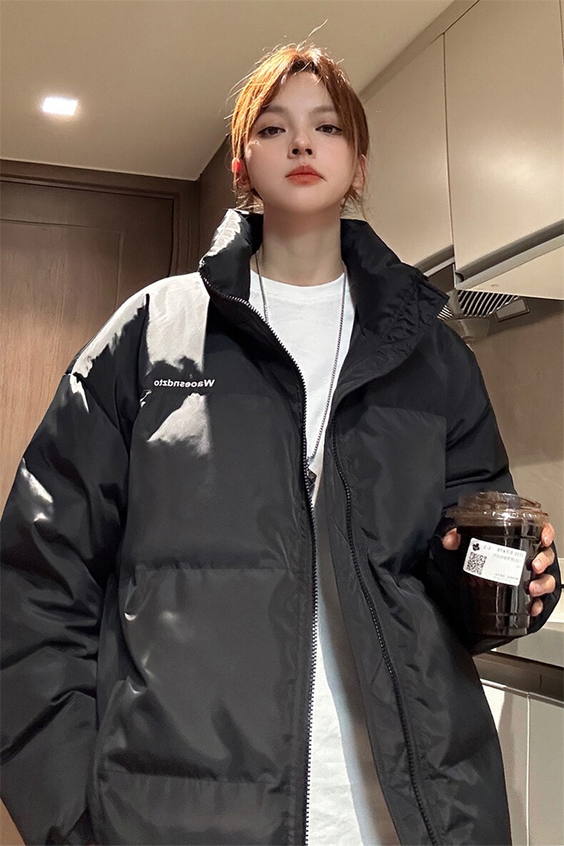 闺蜜冬装2023中性短款面包服棉衣男女情侣冬季棉服外套S279-P108,男装棉衣,电商A233-1