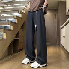 重磅潮牌美式cleanfit垂感冰丝运动长裤X416B-1-KL3102-特p35限68，男装休闲裤，星座416B-1