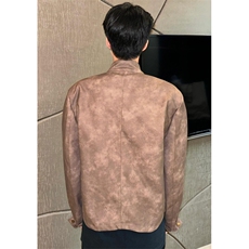 【有货】咖棕色飞行员外套美式复古短款机车服夹克JK8542LL-特P75，男装夹克，星座1007（原301D）