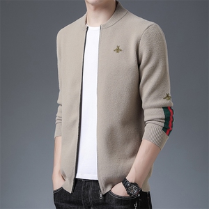 JG1917男士2023年春季新款长袖针织开衫休闲青年外套男装P80图片