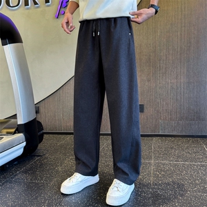 B340 K5678 P6898 店主风小伙风痞帅新款铆钉设计棉麻休闲裤图片
