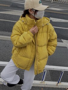 韩版面包服羽绒图片