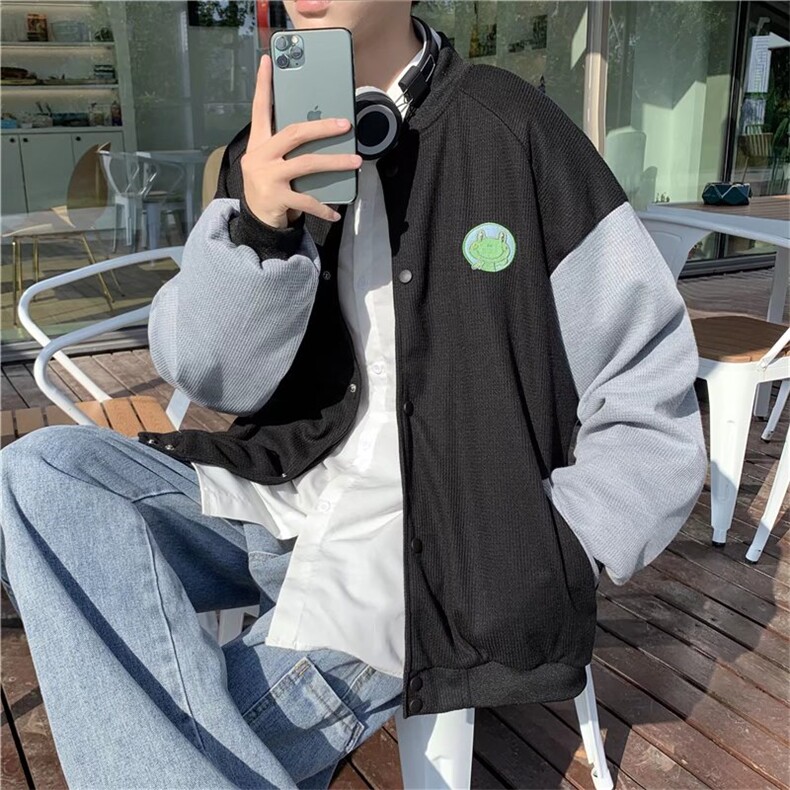 外套男装秋新款ins潮棒球服男生上衣J3217P55,男装夹克,星座1116-2